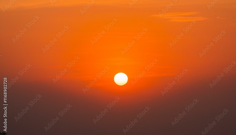 The point at which the temperature gradually drops in a bright orange sunset The point at which the temperature gradually drops in a bright orange sunset