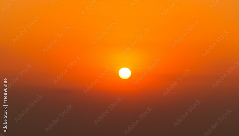 The point at which the temperature gradually drops in a bright orange sunset The point at which the temperature gradually drops in a bright orange sunset