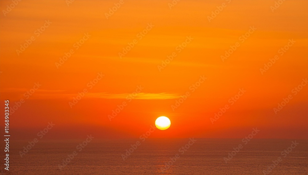 The point at which the temperature gradually drops in a bright orange sunset The point at which the temperature gradually drops in a bright orange sunset