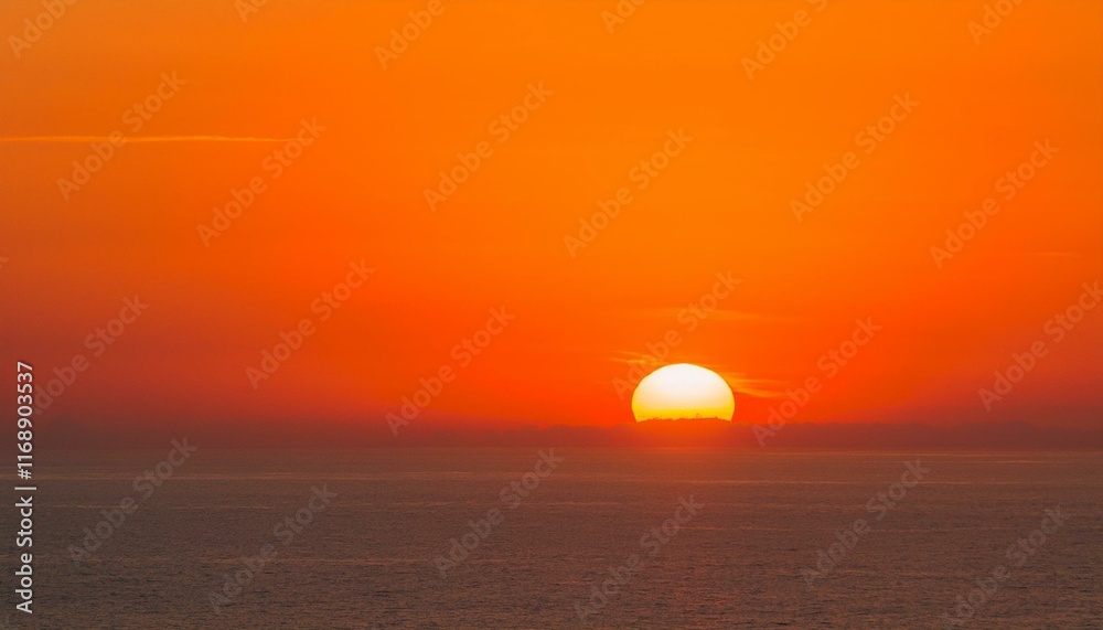 The point at which the temperature gradually drops in a bright orange sunset The point at which the temperature gradually drops in a bright orange sunset
