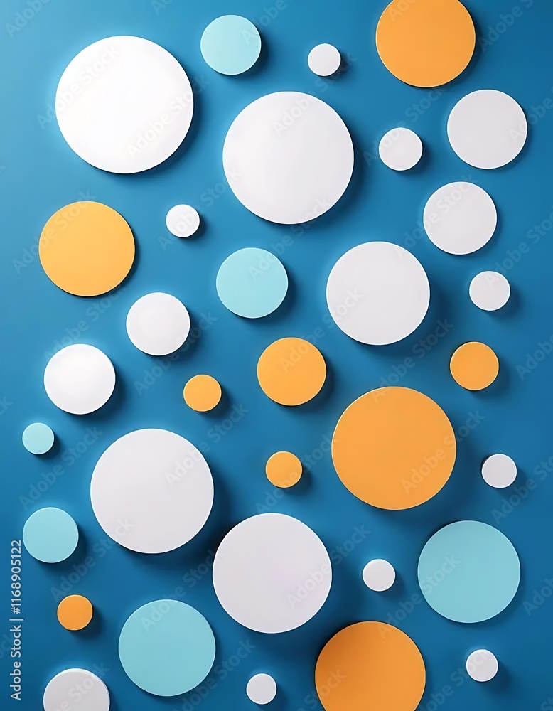 Colorful Circles Abstract Background Design Colorful Circles Abstract Background Design