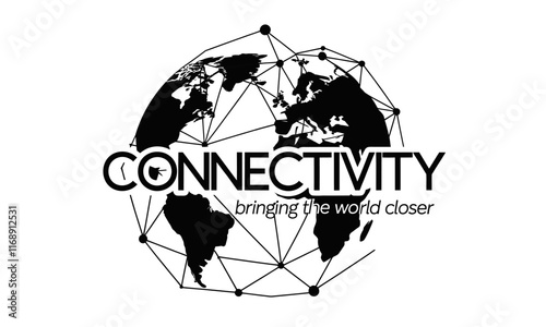 Connectivity Network vector technology icon graphics