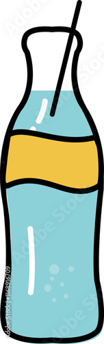  a soft-drink item vector icon