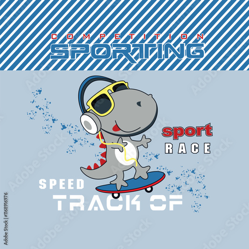 Adorable animal vector performing freestyle skateboarding tricks with a cheerful and energetic vibe.