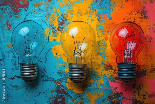 A colorful mind map surrounding a central light bulb, illustrating organized brainstorming 