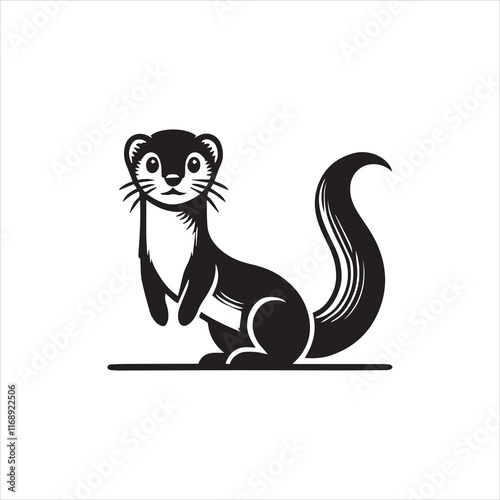 Mongoose Silhouette Vector	