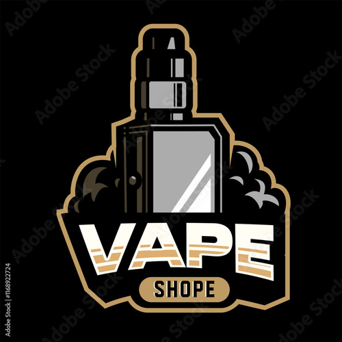 vape shop logo company template for your business