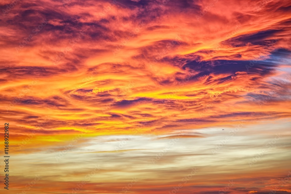 Fototapeta premium sunset in the clouds