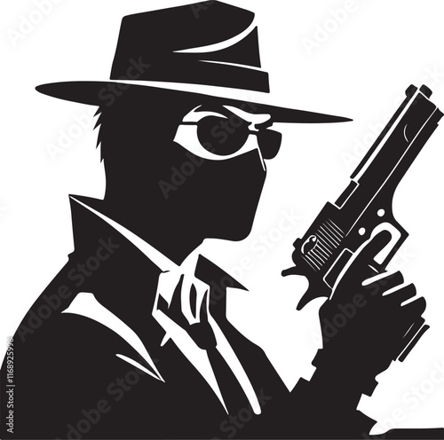 Vigilante Vector Illustration