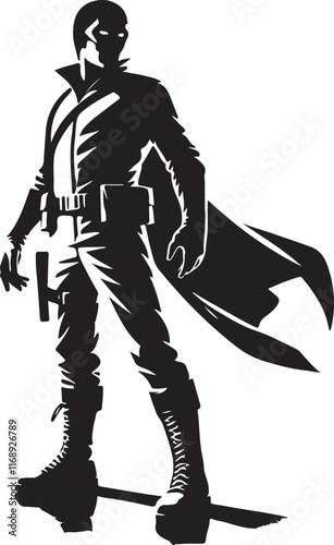 Vigilante Vector Illustration