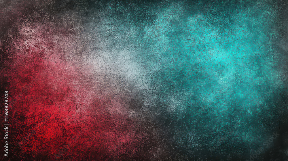 Fototapeta premium Abstract gradient design with smooth transitions from red to teal