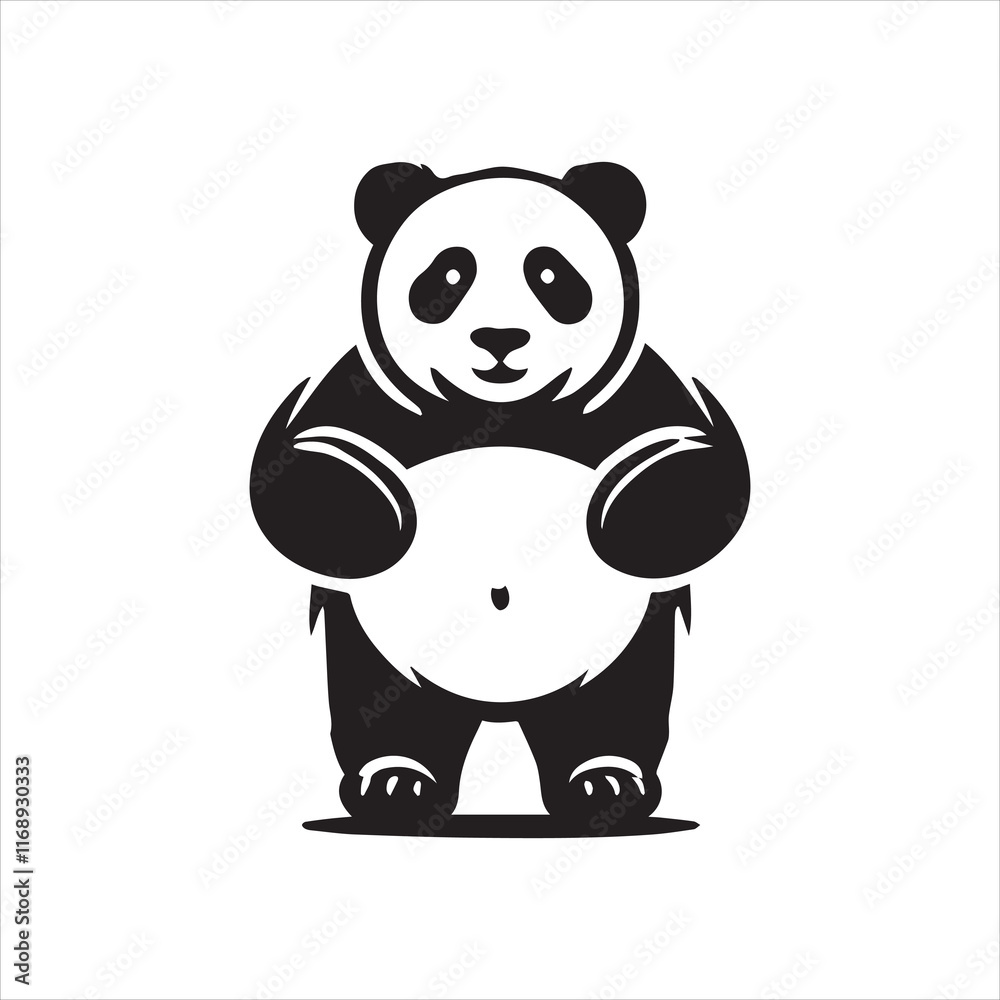 panda bear with a gift panda bear with a gift