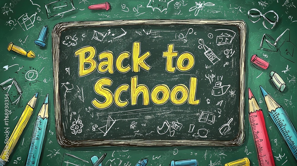 Obraz premium Chalkboard with 
