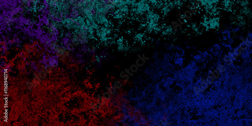Dark multicolor vector background with spots. grunge dark painted background. Abstract colorful black textured smoke. grunge dark painted background.