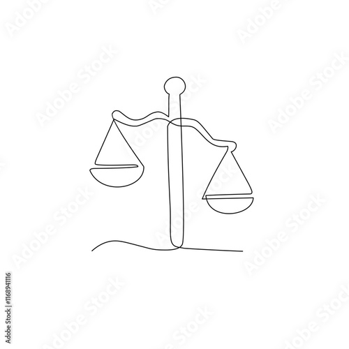 scale continuous line art