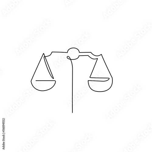scale continuous line art