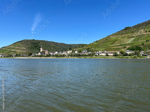 Rhine landscape in the upper Middle Rhine photo