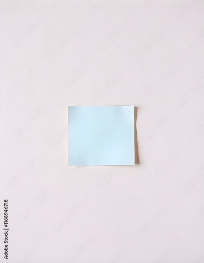 Minimalist Blank Paper Note on a Soft Pastel Pink Wall, Taped Neatly with Gentle Illumination for a Calming Aesthetic Minimalist Blank Paper Note on a Soft Pastel Pink Wall, Taped Neatly with Gentle Illumination for a Calming Aesthetic