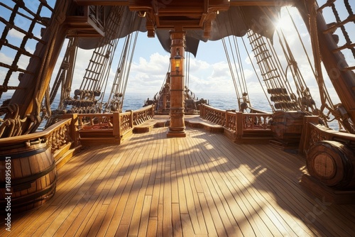 Explore the fascinating history of pirate ship decks and their construction.
