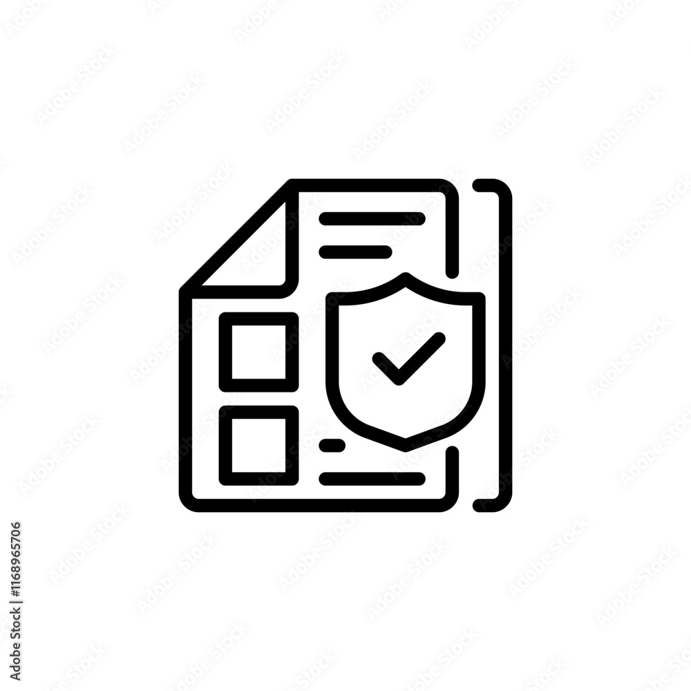 Security Check Line Icon. linear style sign for mobile concept and web design. Outline vector icon. Security Check Line Icon. linear style sign for mobile concept and web design. Outline vector icon.