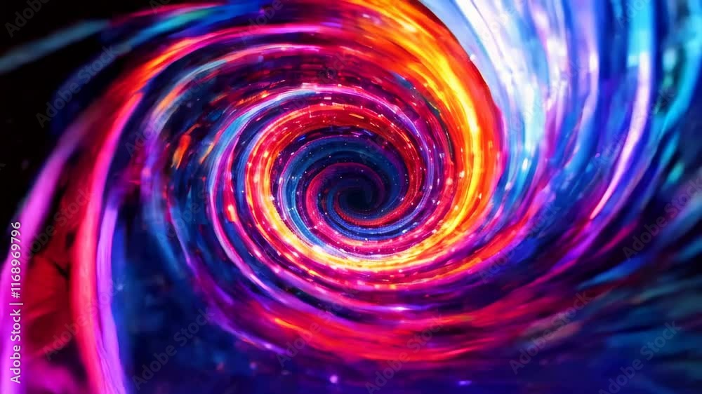 The abstract colorful spiral design, showing a bright swirl of rainbow colors in motion, creates a dynamic and lively visual effect. The abstract colorful spiral design, showing a bright swirl of rainbow colors in motion, creates a dynamic and lively visual effect.