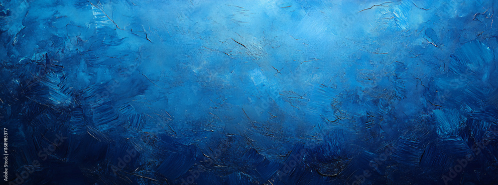 Fototapeta premium abstract painting texture blue background 