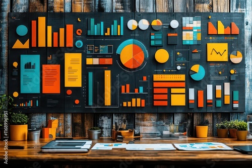 comprehensive visuals for digital marketing including social media strategies advertising campaigns and consumer behavior insights presented in a cohesive format