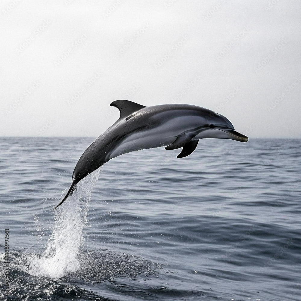 Fototapeta premium dolphin jumping out of water