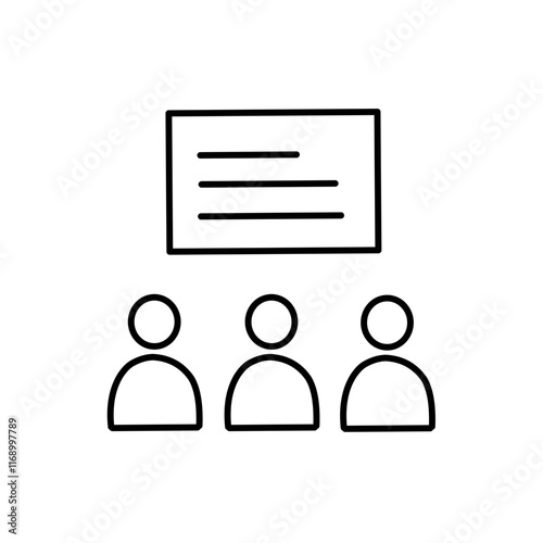 Talking People Line Vector