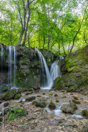 Hajsky waterfall, National Park Slovak Paradise, Slovakia