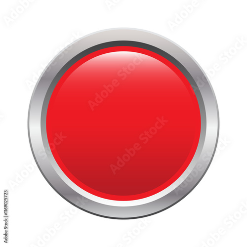 red button isolated