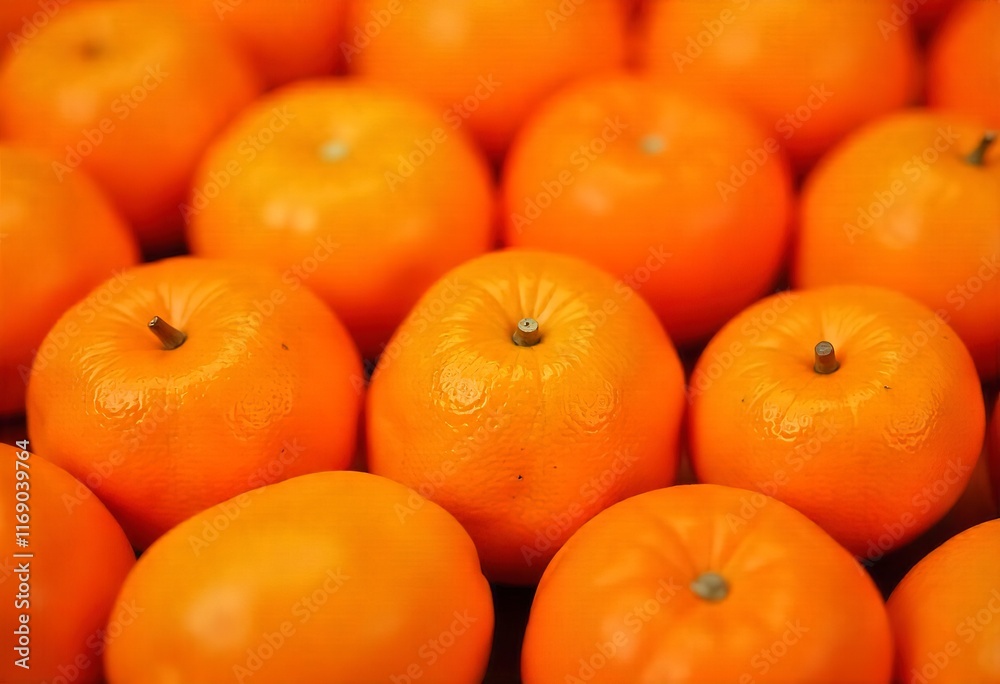 A large group of fresh, ripe oranges or tangerines. The oranges are bright orange in color and appear juicy and plump A large group of fresh, ripe oranges or tangerines. The oranges are bright orange in color and appear juicy and plump