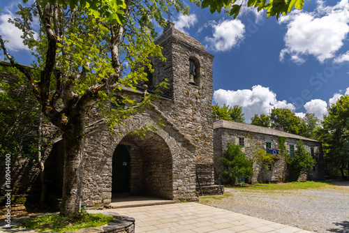 Church of Santa Maria de Cebreiro, Pedrafita do Cebreiro, Lugo province, Galicia, Spain photo