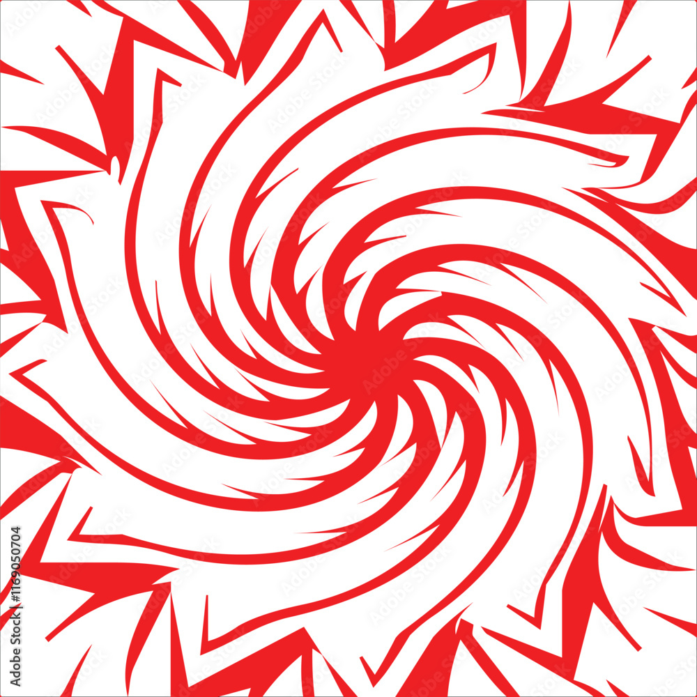 Vector illustration of beautiful red floral tapestries