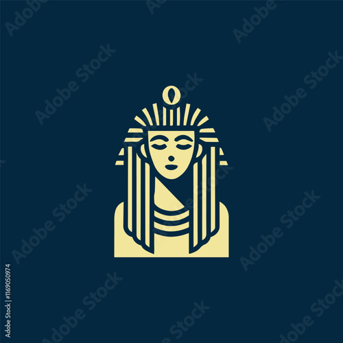 Cleopatra goddess logo