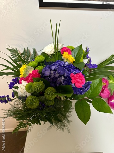 Colorful bouquet of flowers
