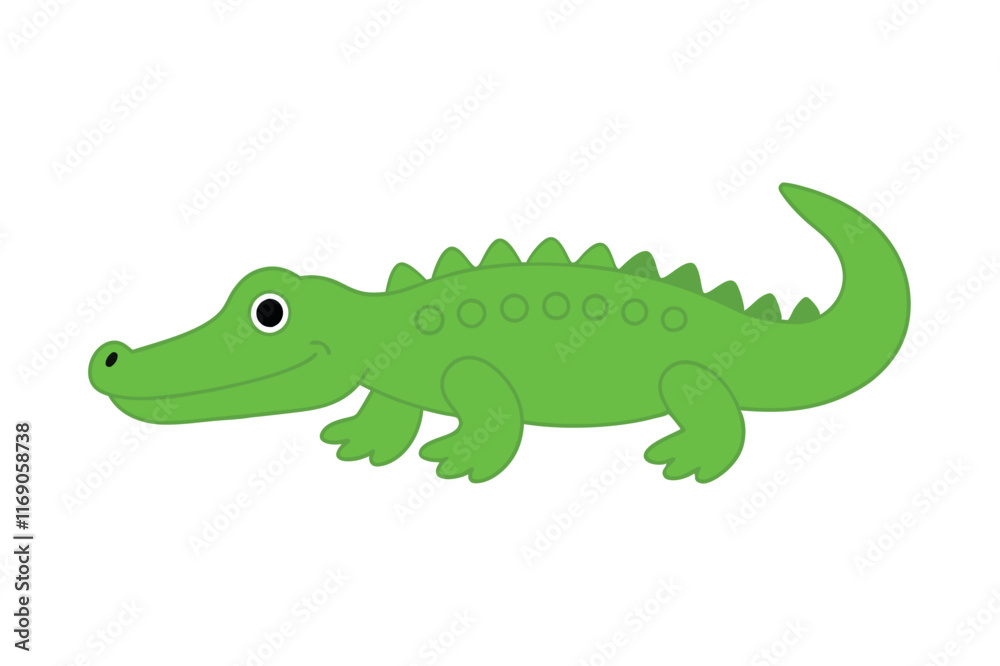 Crocodile vector illustration Crocodile vector illustration