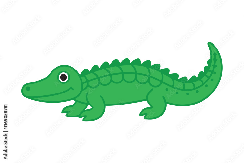 Crocodile vector illustration Crocodile vector illustration