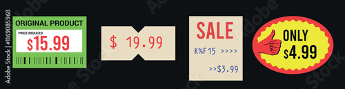 Price Tags Vector Set