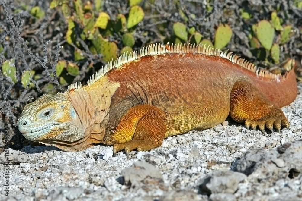 Fototapeta premium Galapagos Land Iguana