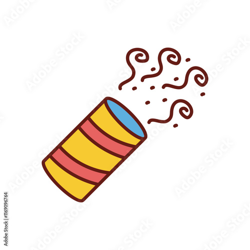 Party Poppers vector icon