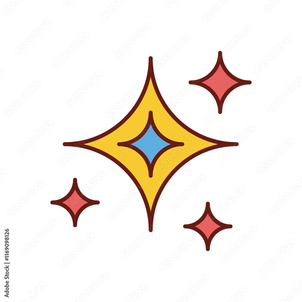 Obraz premium Glitter Effects vector icon