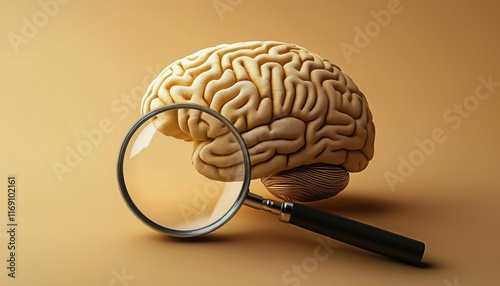 Exploring Brain’S Fingerprint: A Detailed Magnified Rendering Of Microscopic Details For A Comprehensive Analysis And Examination.