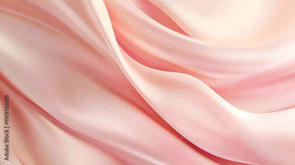 Elegant Draped Pink Silk Fabric Texture Elegant Draped Pink Silk Fabric Texture