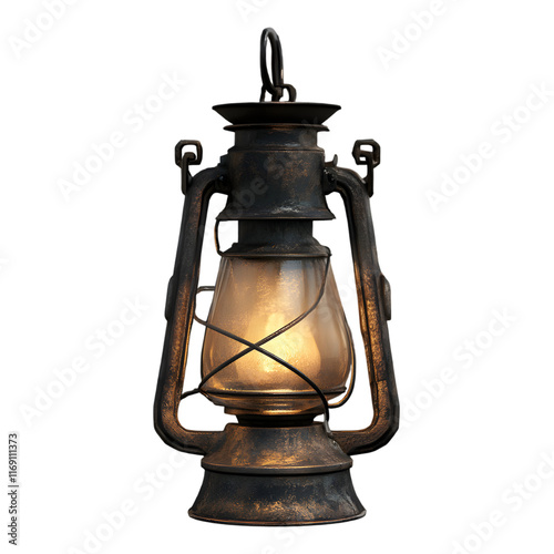 antique oil lamp isolated on transparent background lantern png photo