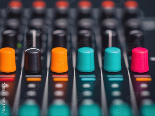 music production concept. Smart equalization tools matching tonal balance for reggae and dub productions
