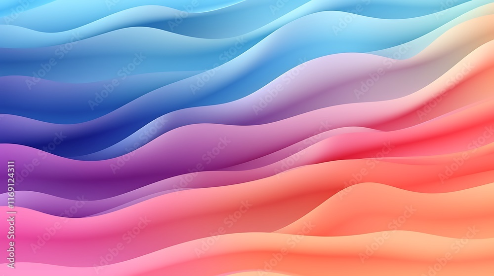 Abstract Colorful Waves Gradient Background Design Abstract Colorful Waves Gradient Background Design