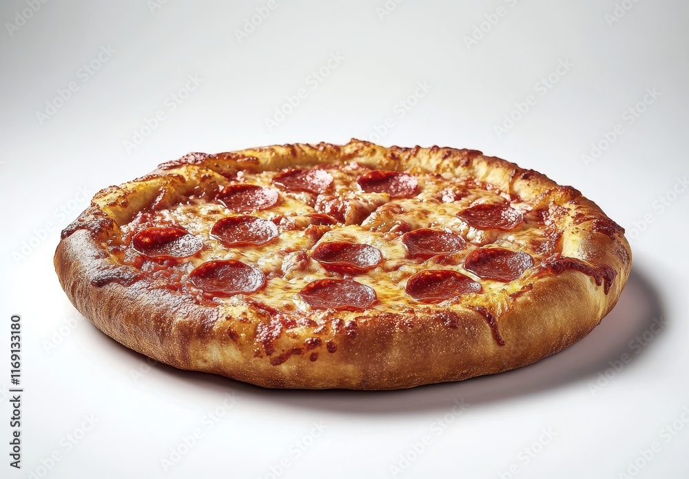 Delicious Pepperoni Pizza with a Golden Crust and Melted Cheese Perfect for Sharing or Enjoying on a Cozy Night with Friends and Family Around the Table Delicious Pepperoni Pizza with a Golden Crust and Melted Cheese Perfect for Sharing or Enjoying on a Cozy Night with Friends and Family Around the Table