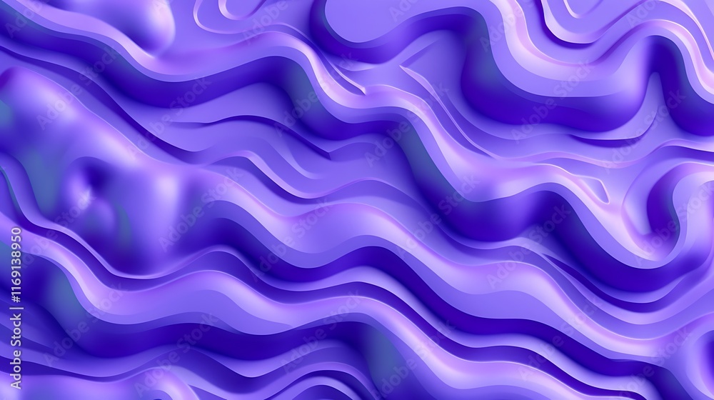 Abstract Purple Waves Fluid Design Background Abstract Purple Waves Fluid Design Background