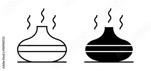 Diffuser icons in black and white colors
